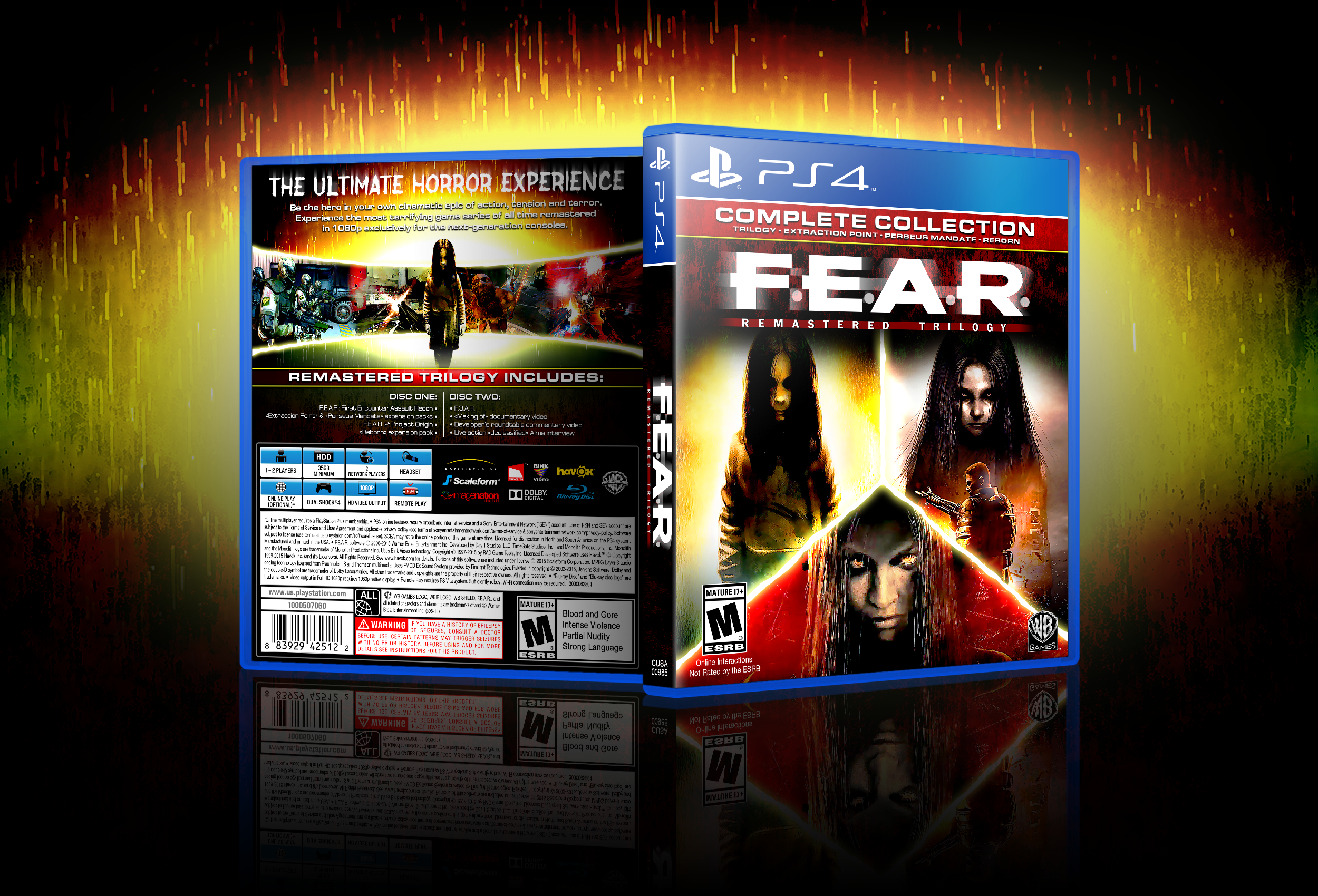 F.E.A.R. Remastered Trilogy box cover