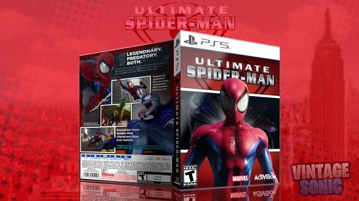 Ultimate Spider-Man (PS5) box art cover