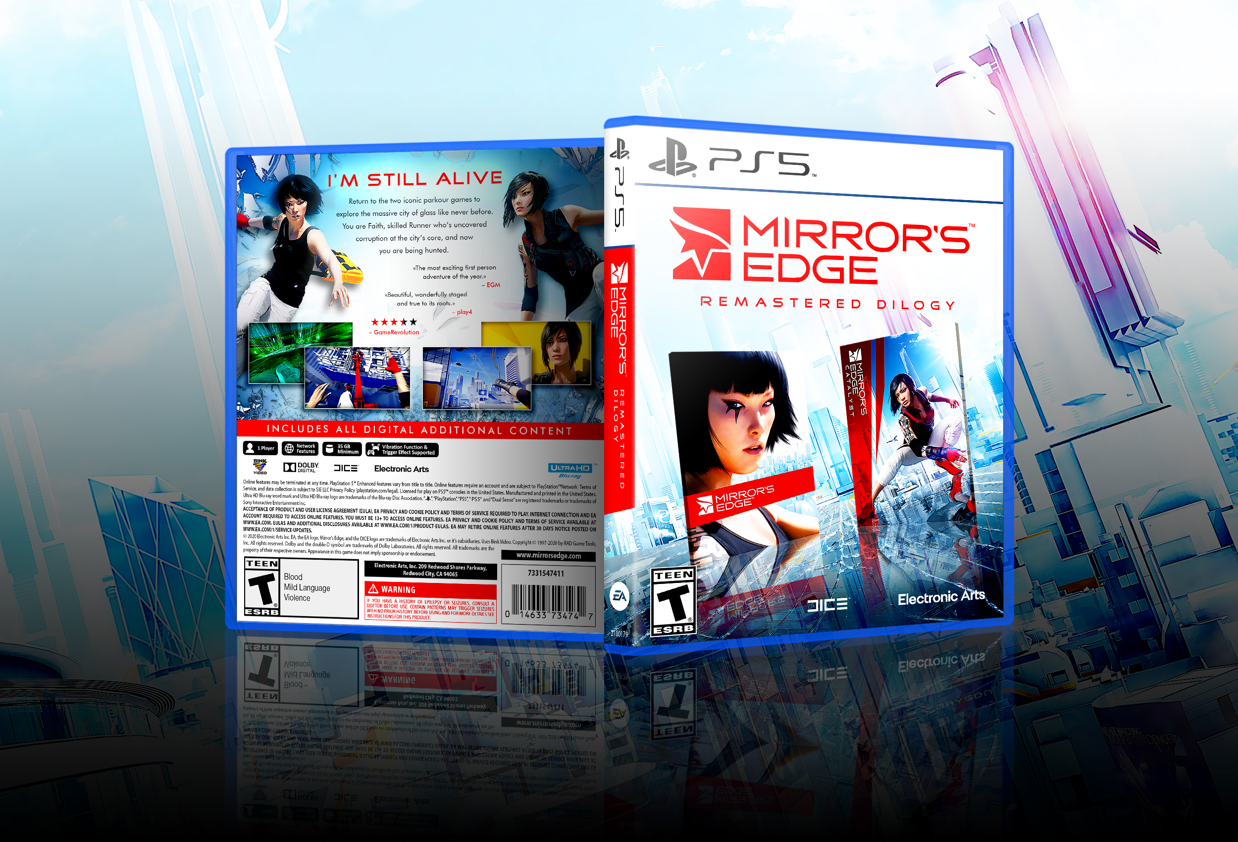 Mirror's Edge: Remastered Dilogy box cover