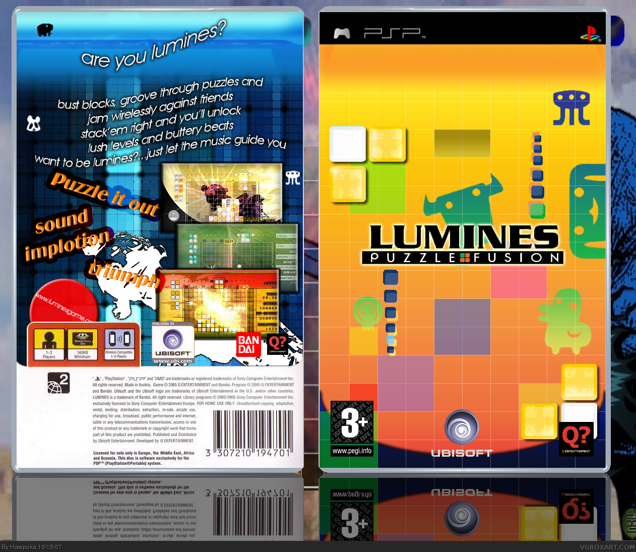 Lumines box cover