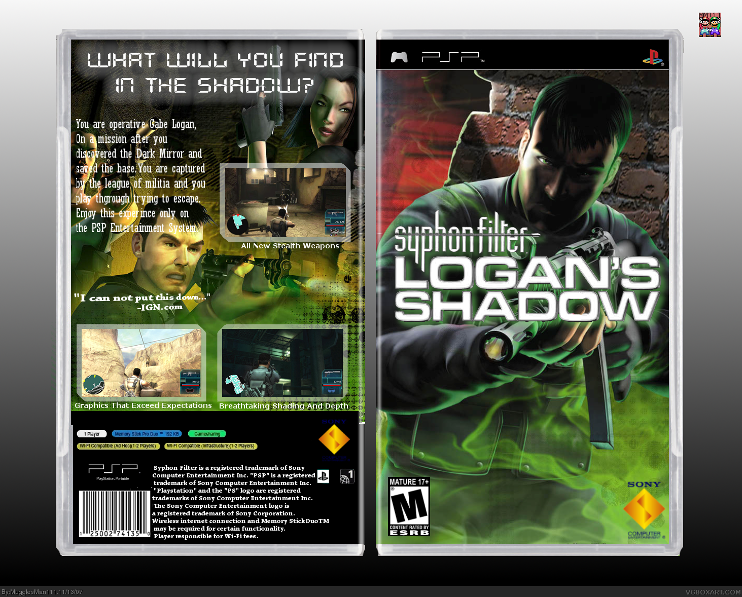 Syphon Filter: Logan's Shadow box cover