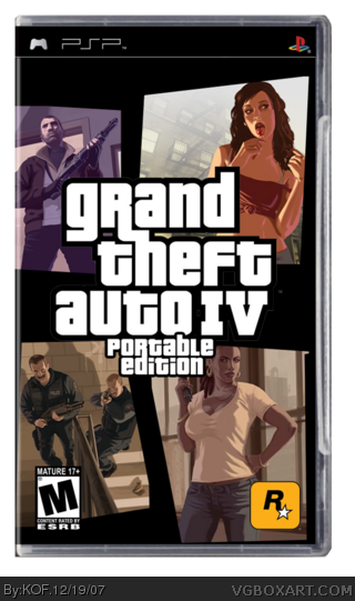 Grand Theft Auto IV Portable Edition box cover