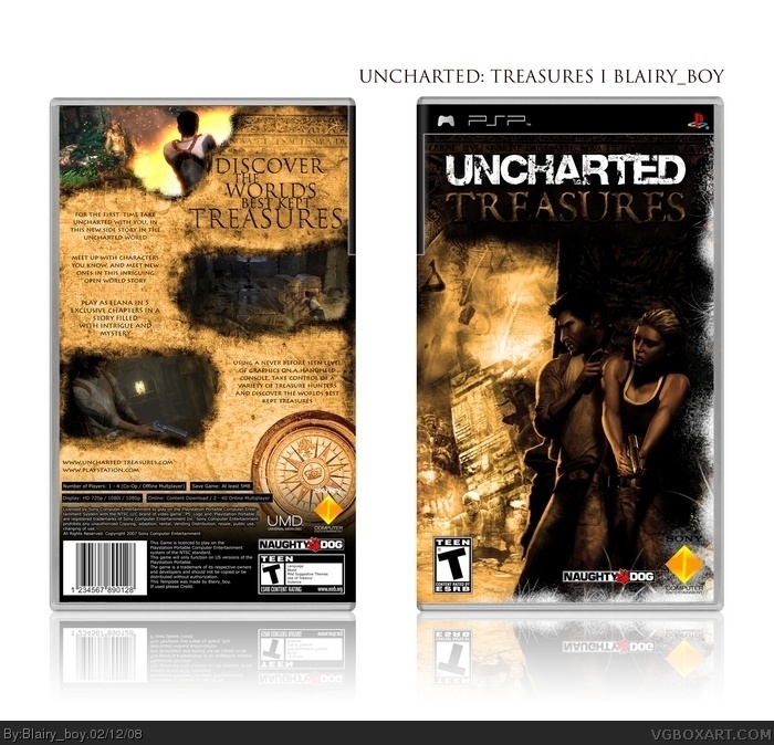 Uncharted: Treasures box art cover