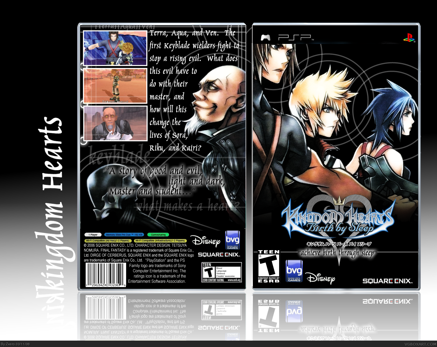 Kingdom Hearts: Birth by Sleep box cover