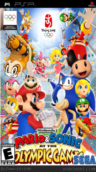 Mario And Sonic At The Olympic Games box cover