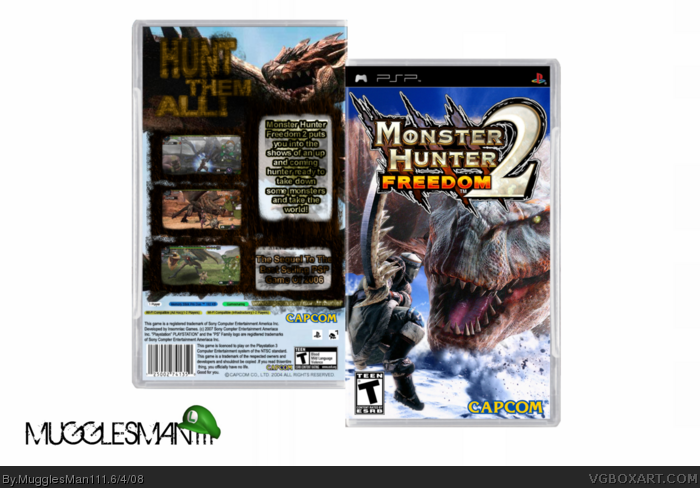 Monster Hunter Freedom 2 box art cover