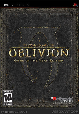 Elder Scrolls IV - Oblivion box cover