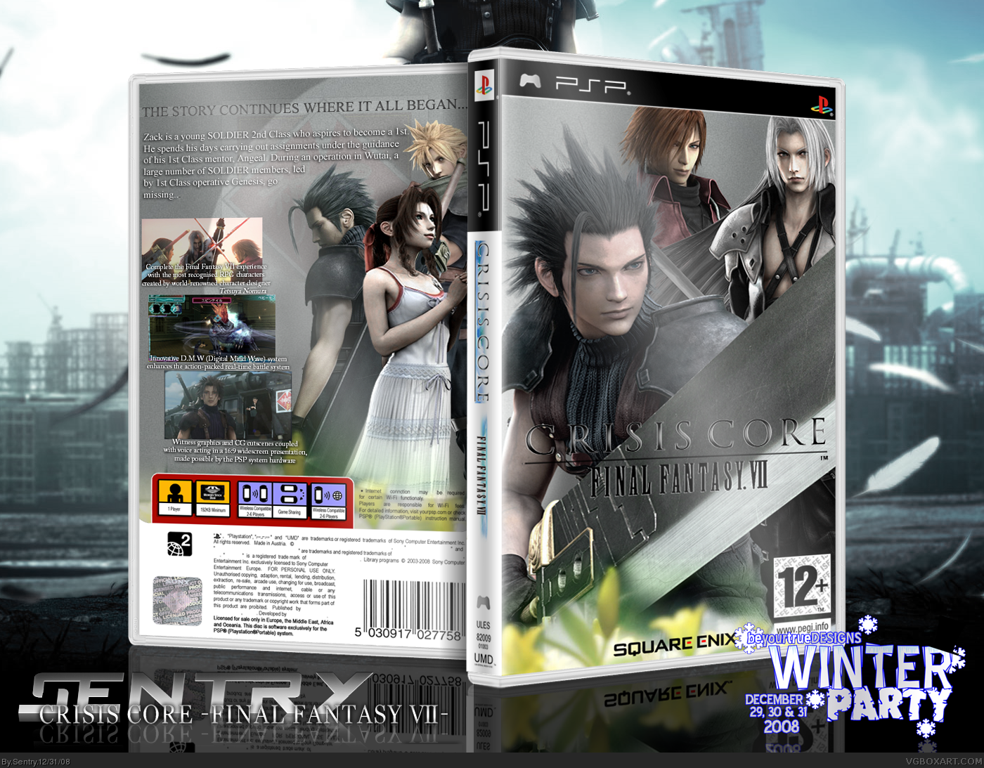 Crisis Core: Final Fantasy VII box cover