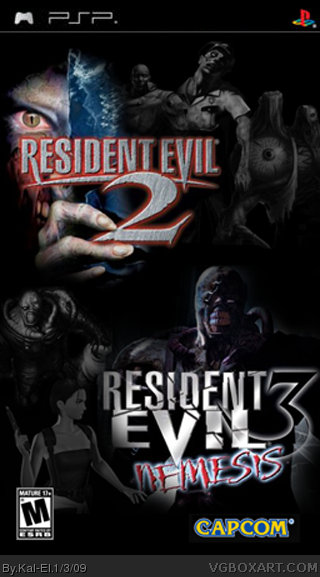 Resident Evil 2&3 box cover
