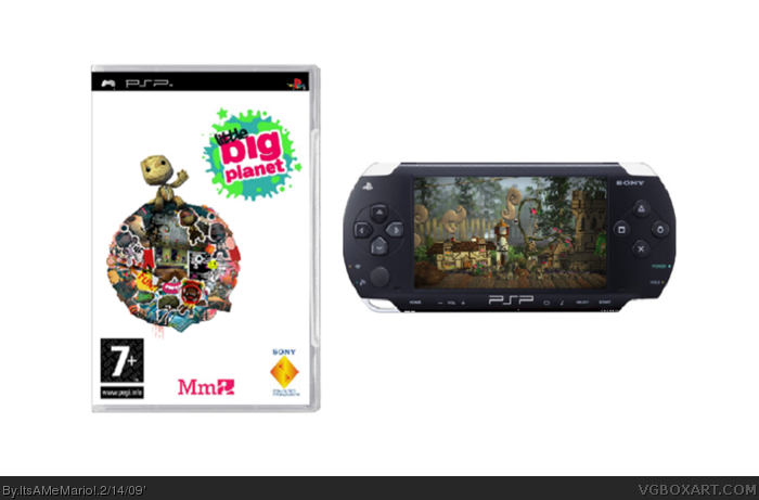 LittleBigPlanet PSP (UK) with PSP box art cover
