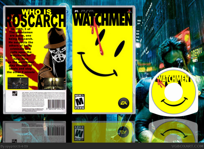 Watchmen box art cover