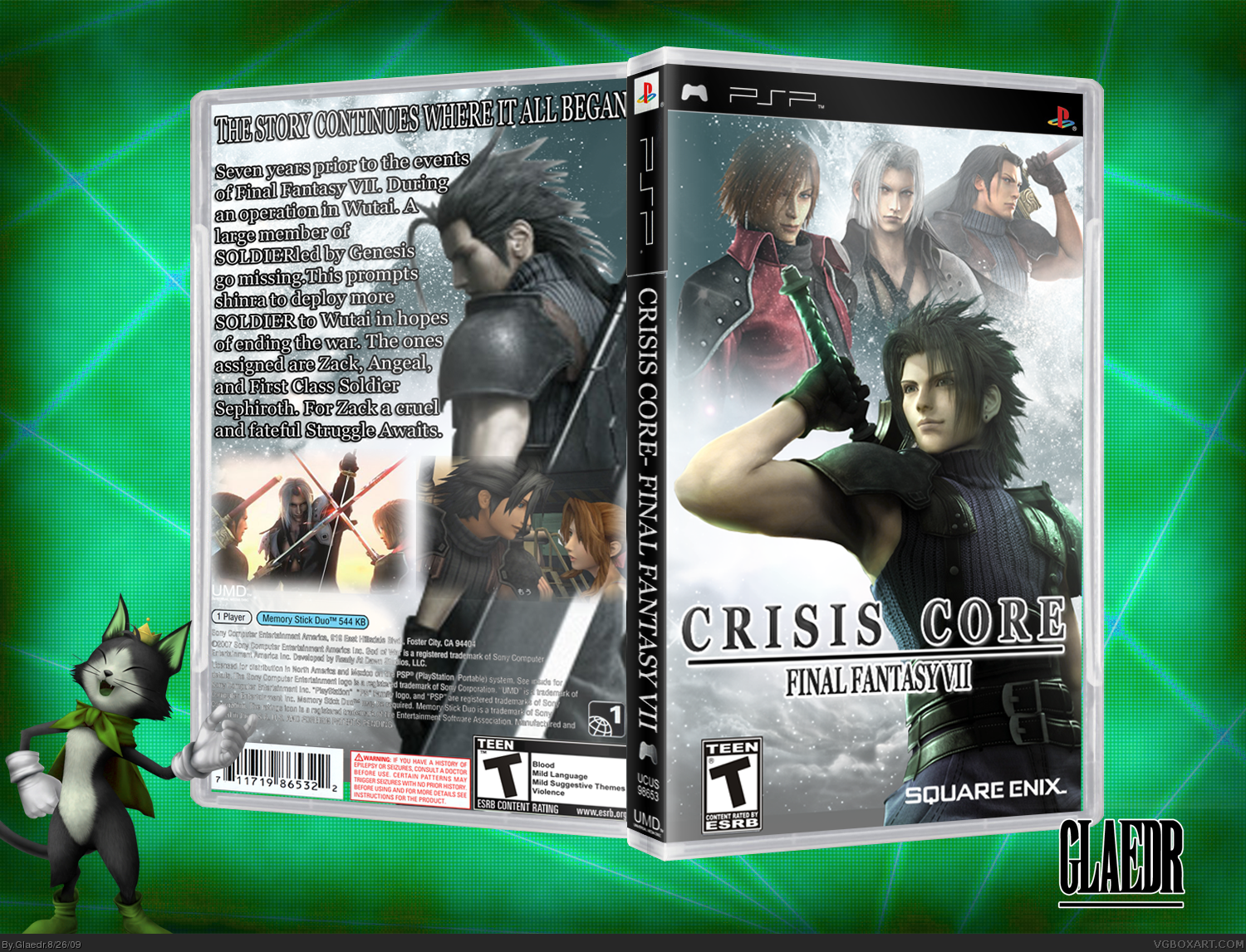 Crisis Core: Final Fantasy box cover