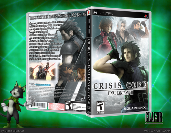Crisis Core: Final Fantasy box art cover