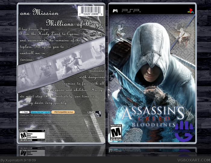 Assassins Creed; Bloodlines box art cover