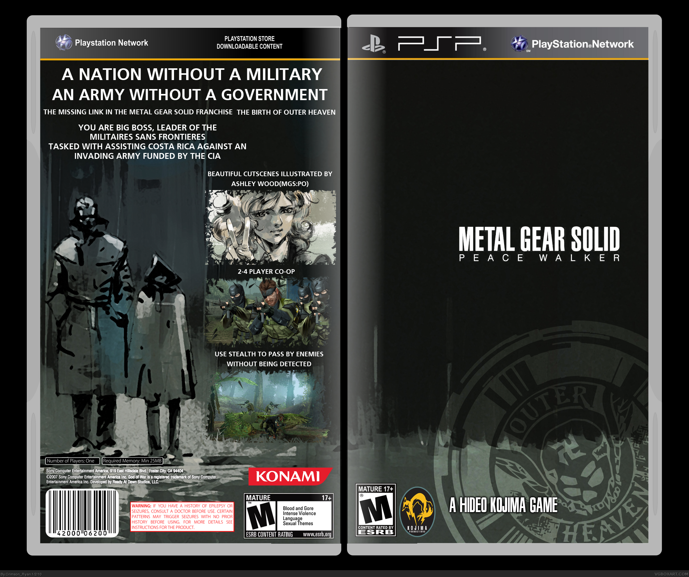 Metal Gear Solid: Peace Walker box cover