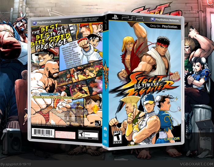 Ultimate Street Fighter box art cover