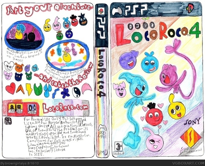 LocoRoco 4 box art cover