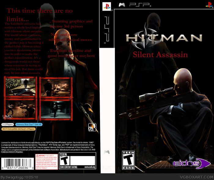 Hitman silent assassin box art cover