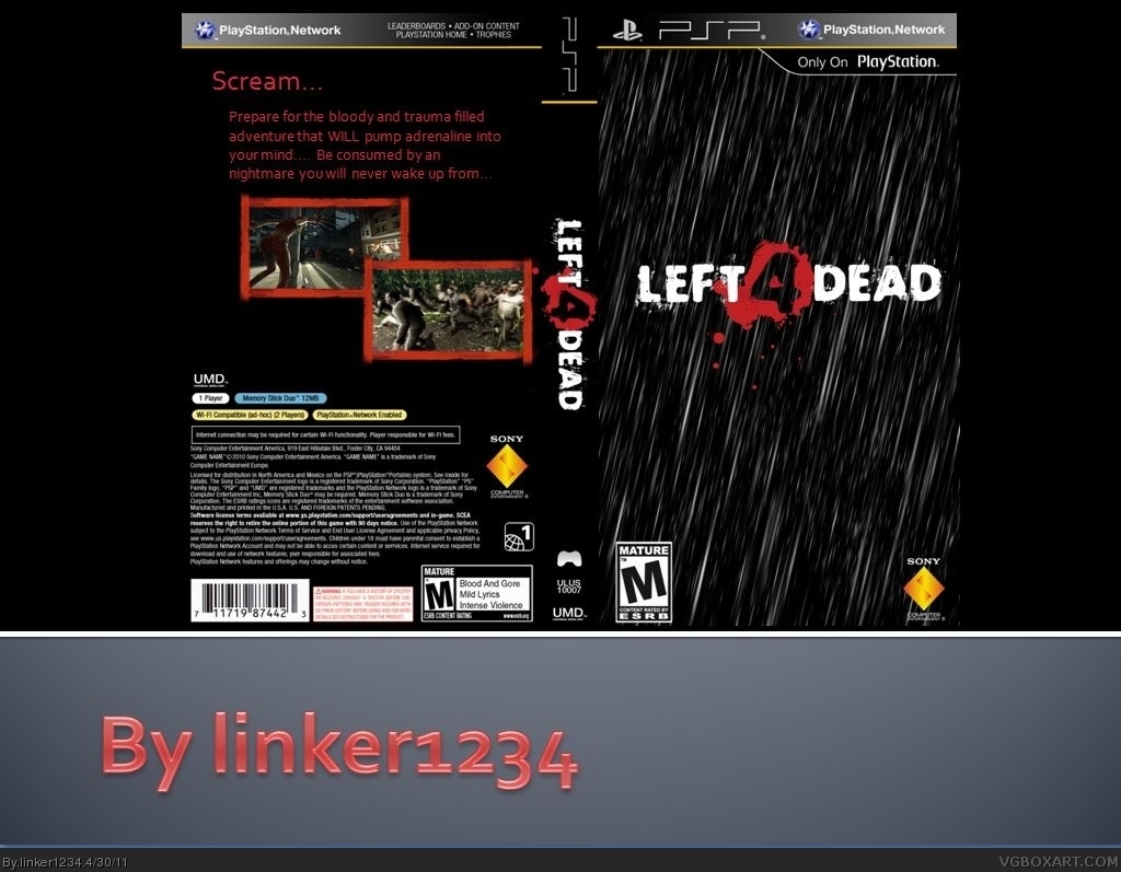 LEFT 4 DEAD box cover