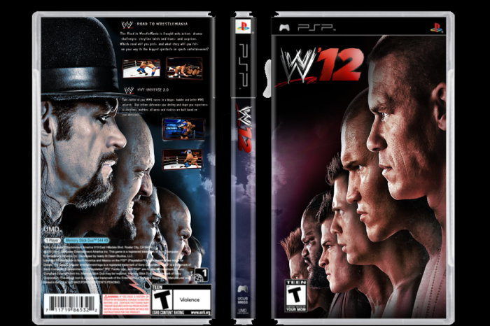 WWE '12 box art cover