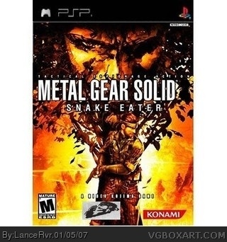 Metal Gear Solid: Snake Eater box cover