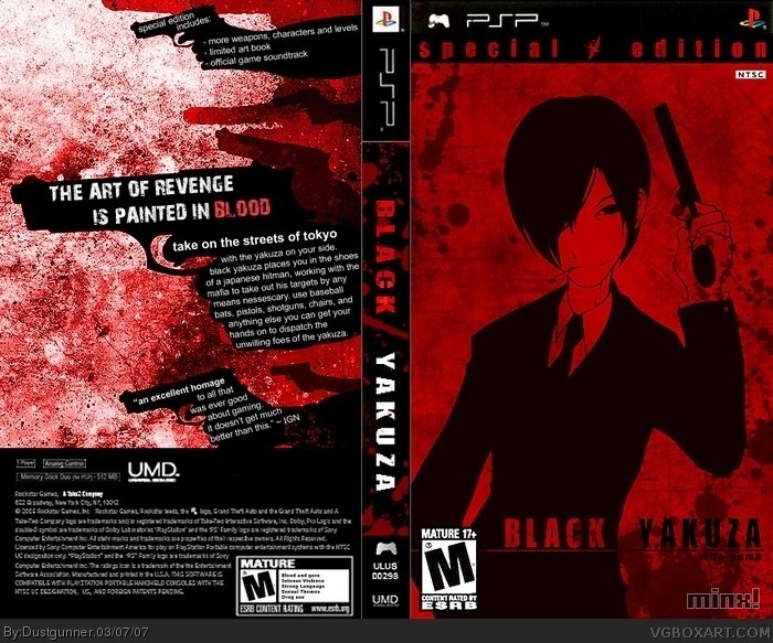 Black Yakuza box art cover