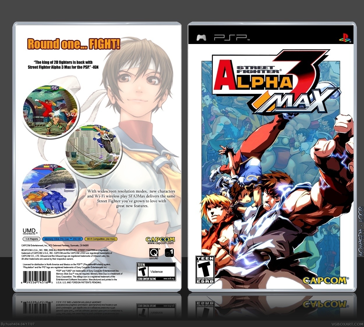 Street Fighter Alpha 3 Max box cover