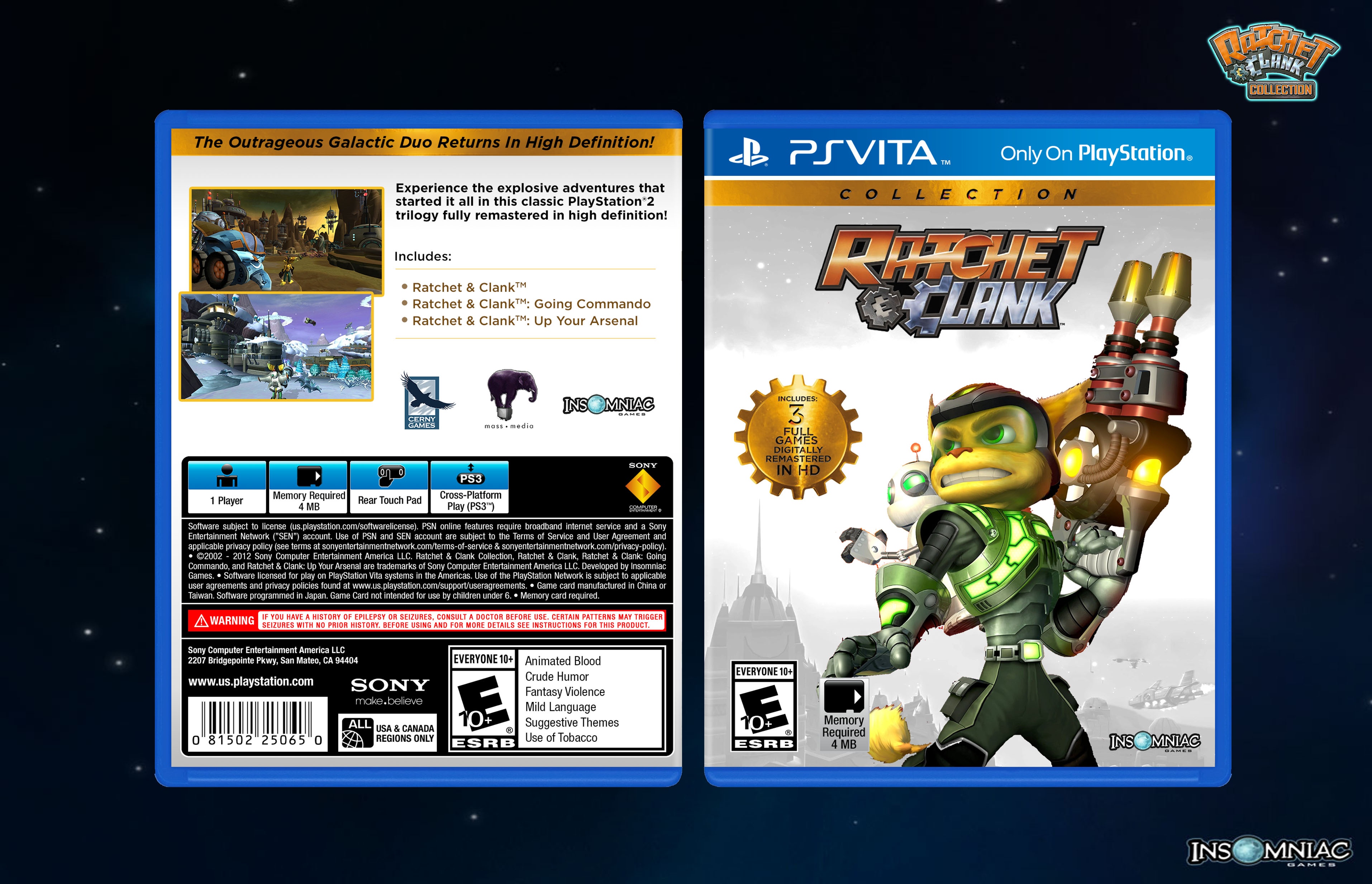 Ratchet & Clank Collection box cover