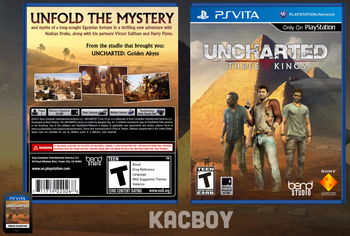 Uncharted: Three Kings box art cover