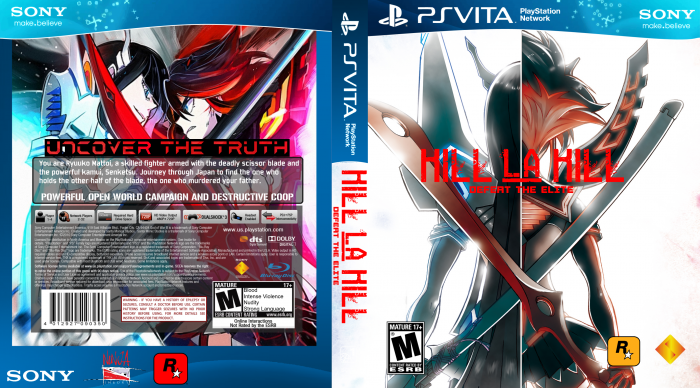 Kill La Kill: Defeat The Elite- PSVita box art cover