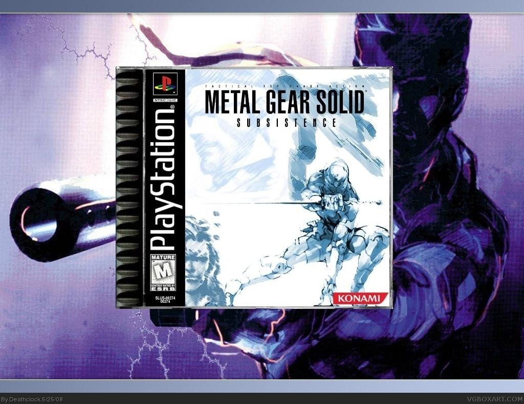 Metal Gear Solid: Subsistence box cover
