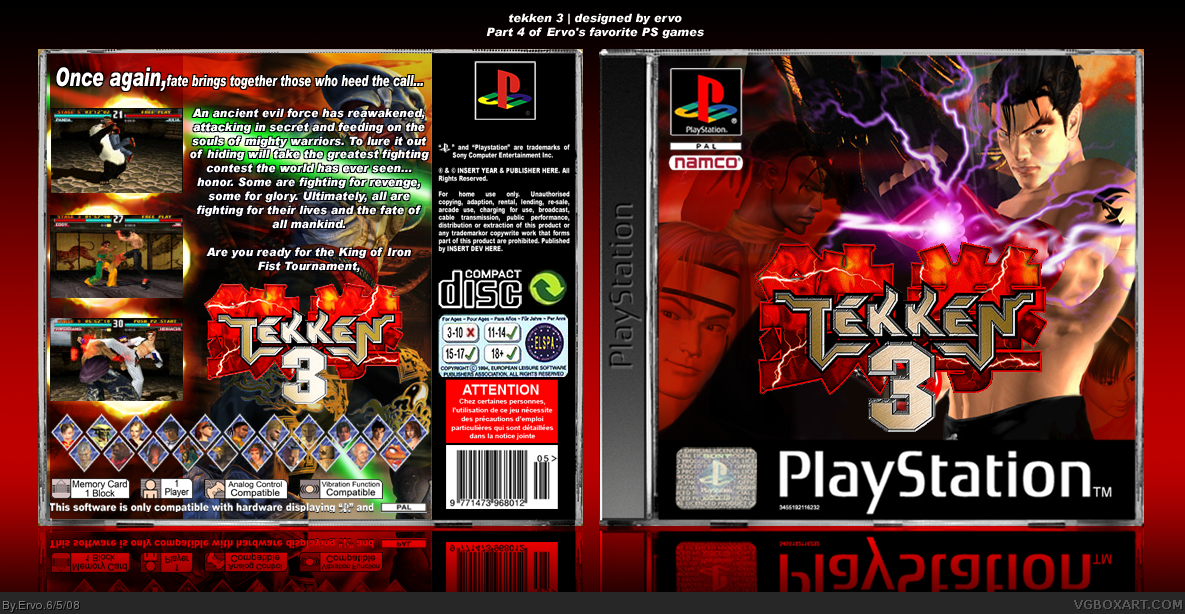 Tekken 3 box cover