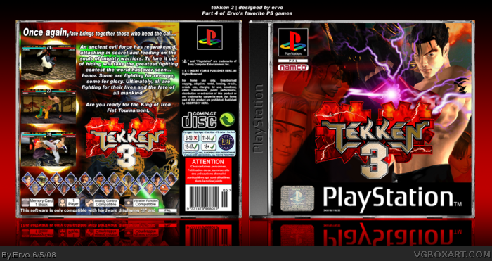 Tekken 3 box art cover