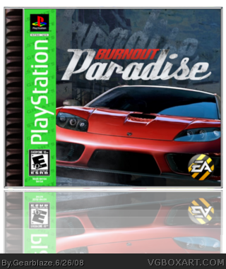 Burnout Paradise box cover