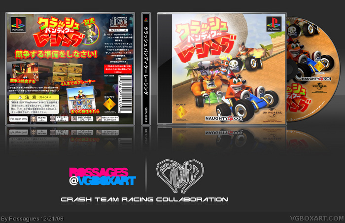 Crash Team Racing box art cover