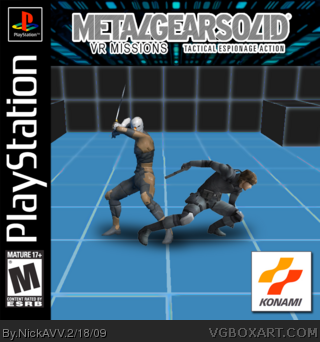 Metal Gear Solid: VR Missions box art cover