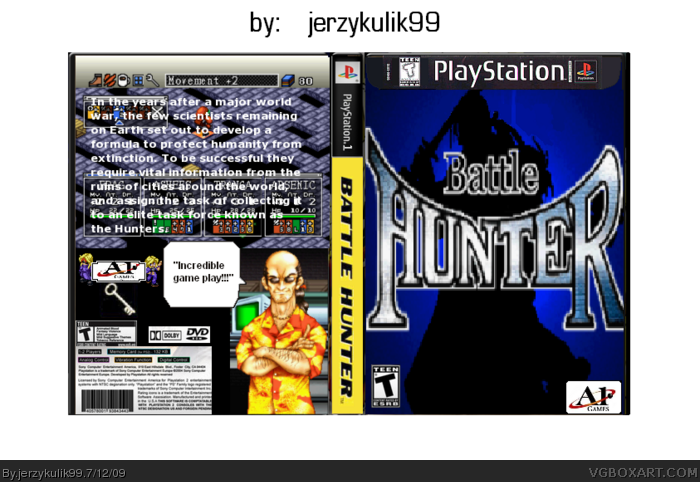 Battle Hunter box art cover