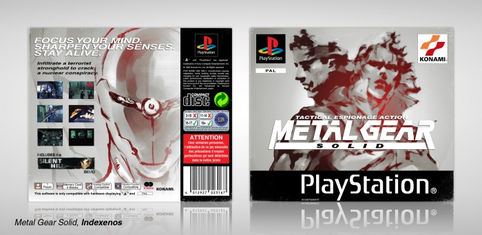 Metal Gear Solid box art cover