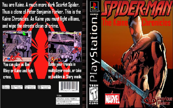 Spider-Man The Kaine Chronicles box art cover
