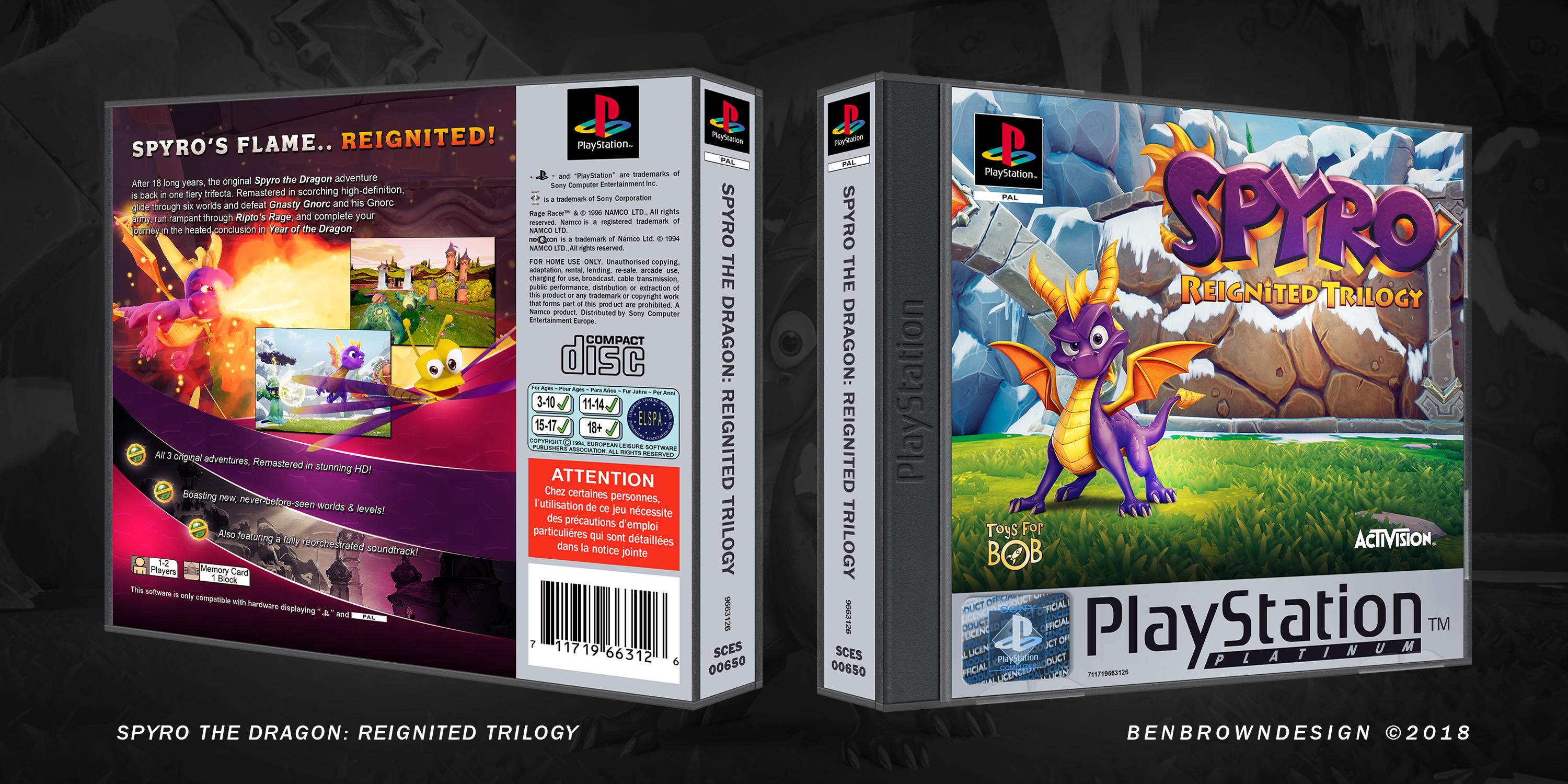 Spyro the Dragon: Reignited Trilogy box cover