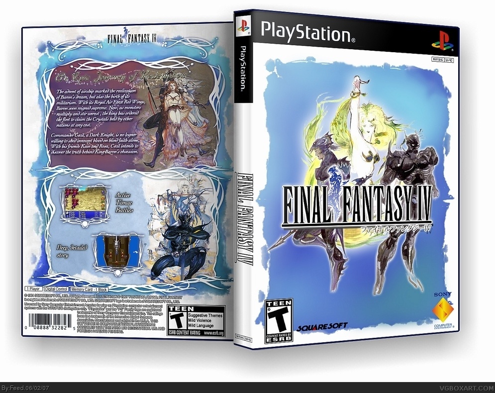 Final Fantasy IV box cover