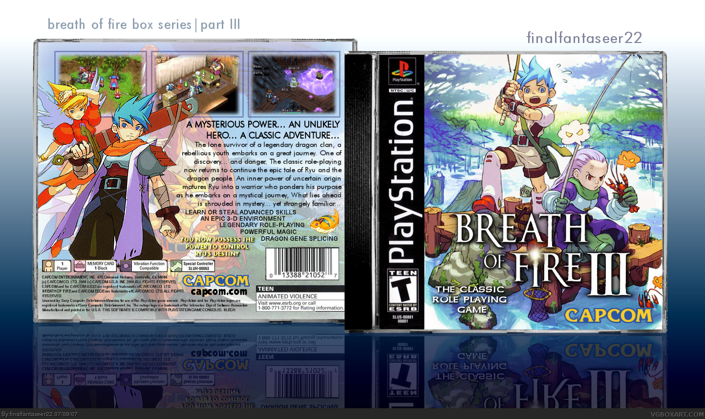 Breath of Fire III box cover