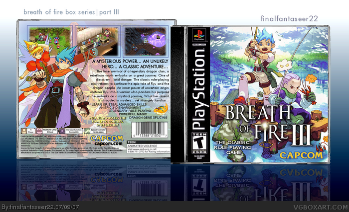Breath of Fire III box art cover