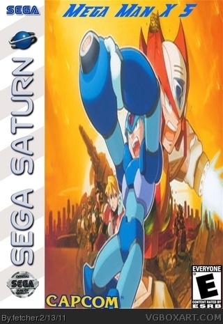 Mega Man X5 box art cover
