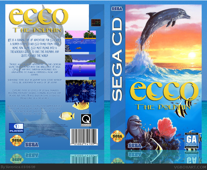 Ecco the Dolphin box art cover