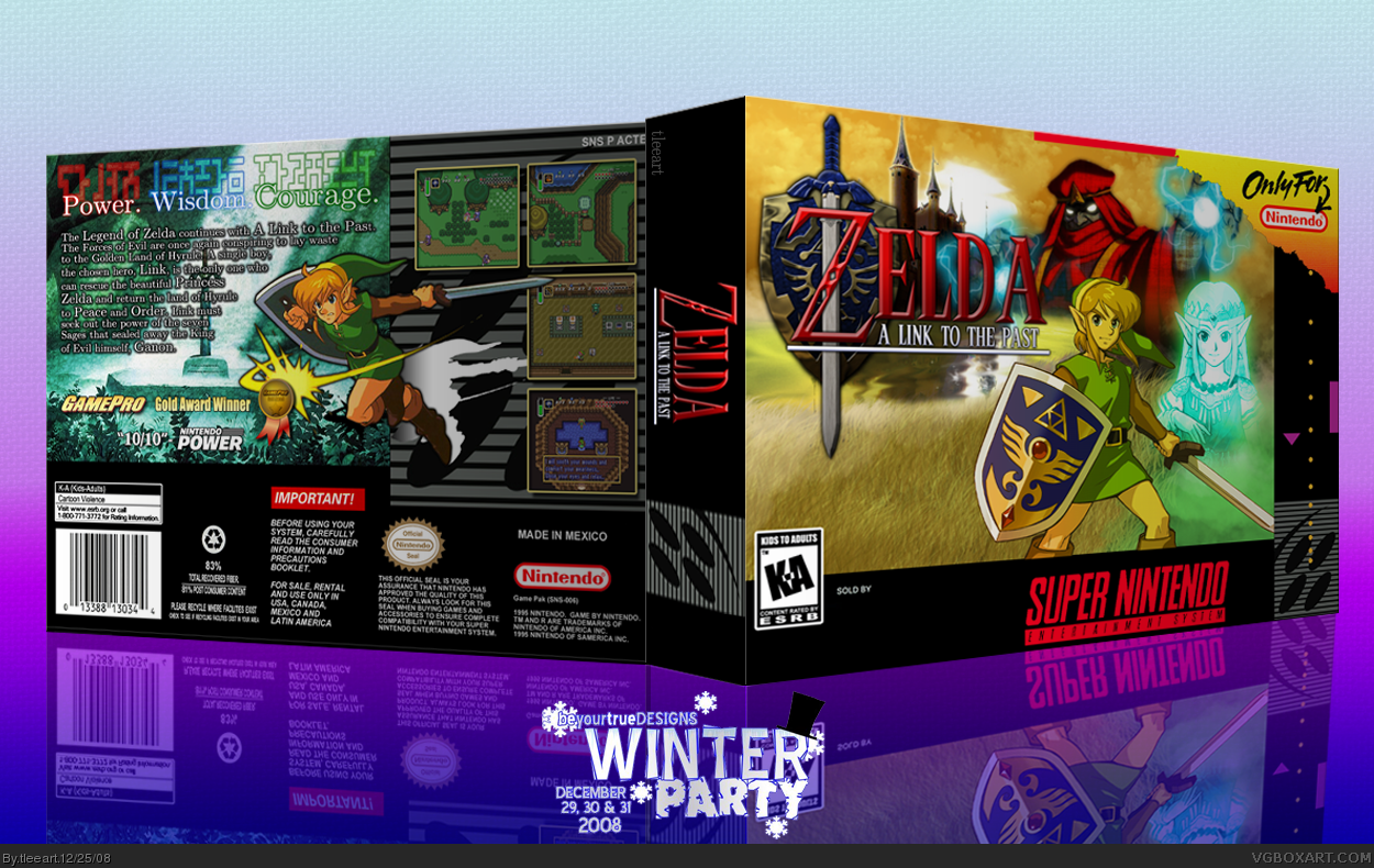 The Legend of Zelda: A Link to the Past box cover
