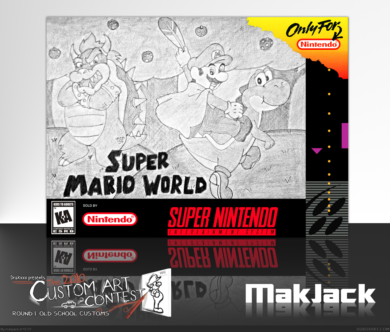Super Mario World box cover