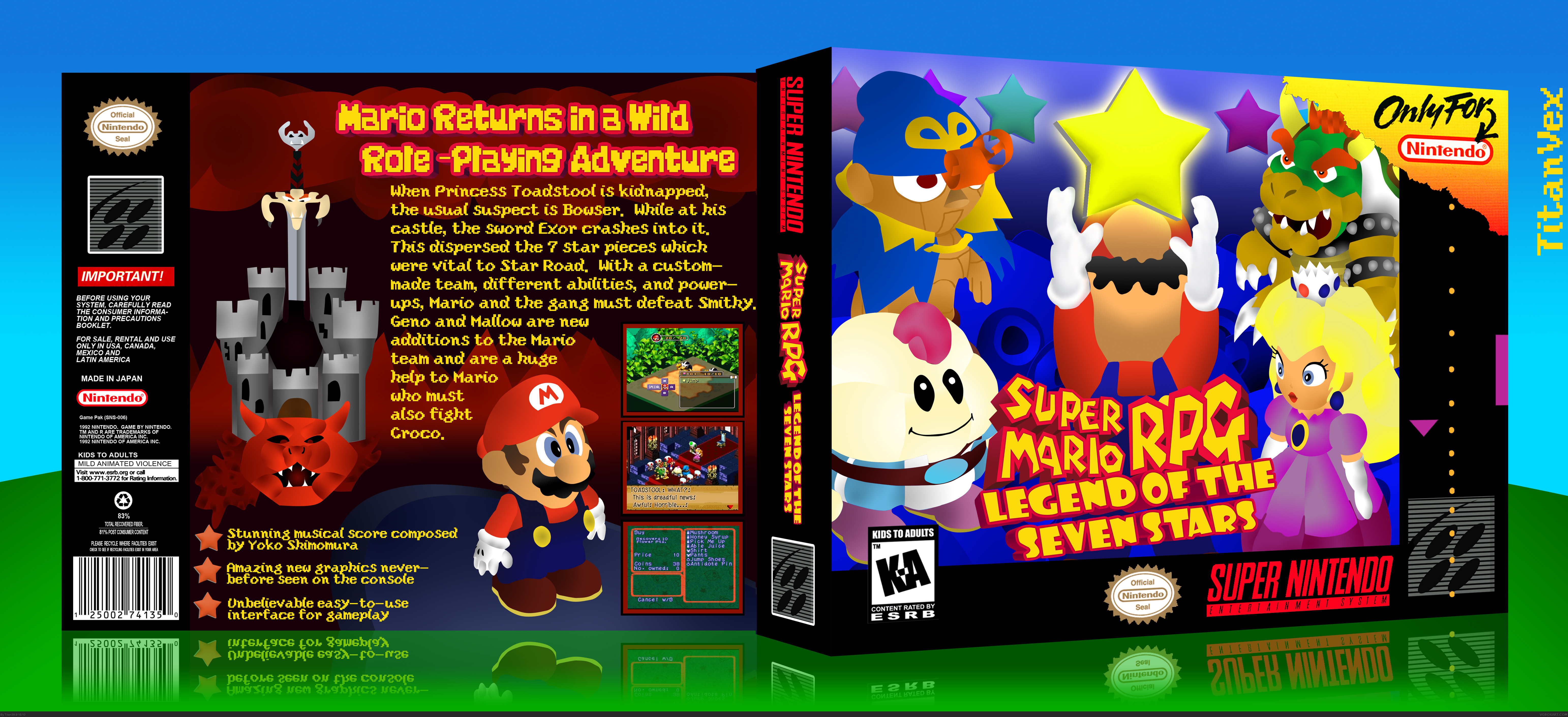 Super Mario RPG: Legend of the Seven Stars box cover