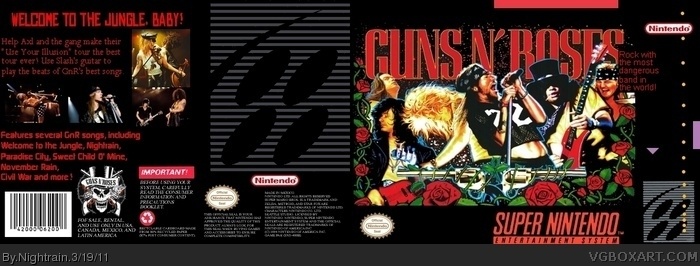 Guns N' Roses box art cover