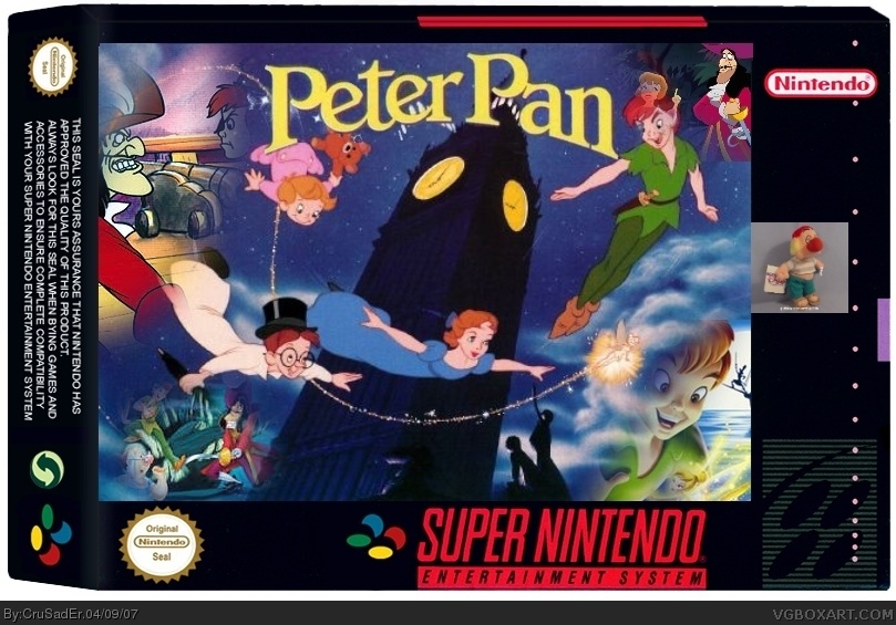 Disney's Peter Pan box cover